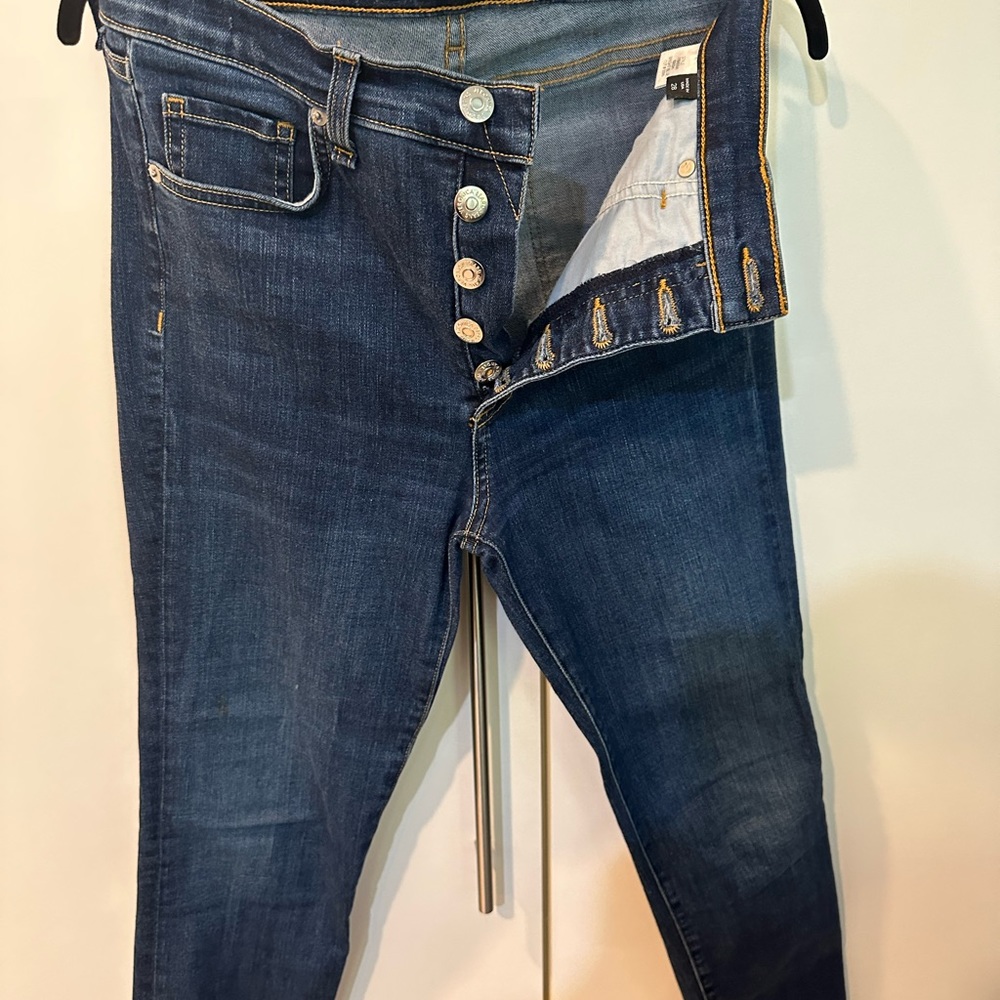 Veronica Beard button front jeans